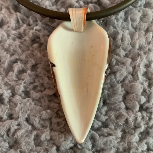 Antica Murrina Venezia.Pendant Necklace Glass, cream, orange, pink. Beautiful. - Picture 4 of 8